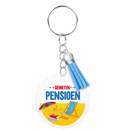 Portachiavi in acrilico "Pensione"