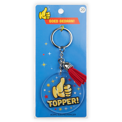 Portachiavi in acrilico Topper