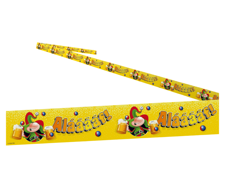 Afzetlint Alaaf Geel 15 meter van Folat koop je bij Partywinkel