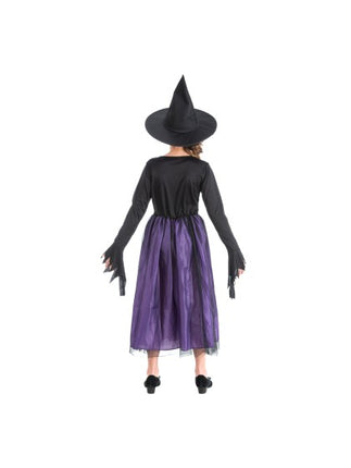 Costume da strega Agatha da donna, 2 pezzi
