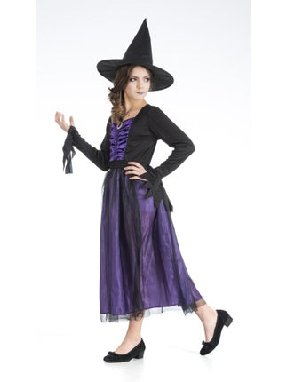 Costume da strega Agatha da donna, 2 pezzi