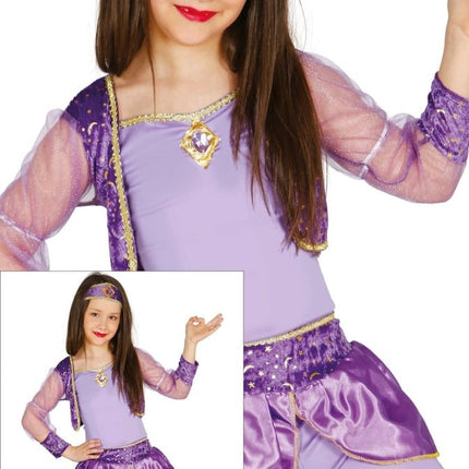 Aladdin Kostuum Meisje Jasmine - Partywinkel - 8434077813003