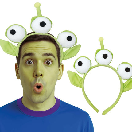 Alien Hoofdband Groen van Fiestas Guirca koop je bij Partywinkel