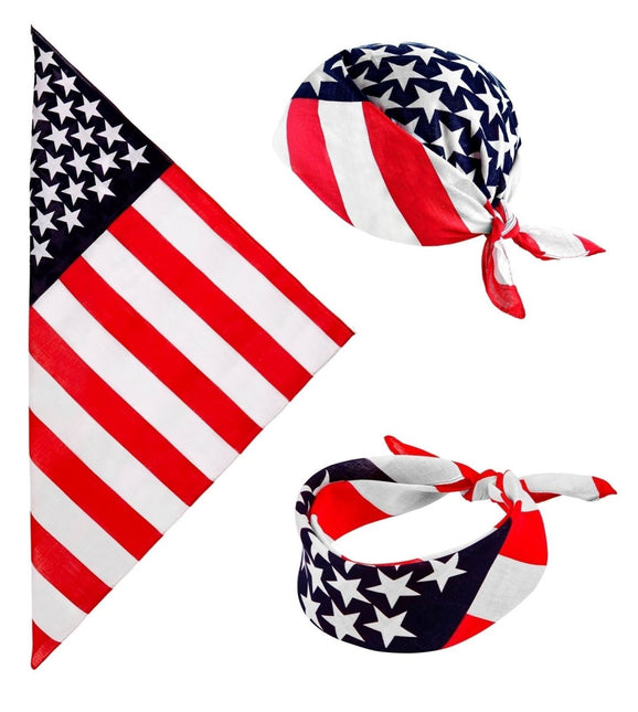 Amerika Bandana van Widmann koop je bij Partywinkel