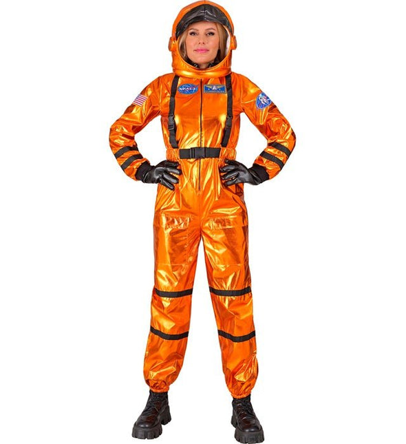 Astronaut Oranje Dames van Widmann koop je bij Partywinkel