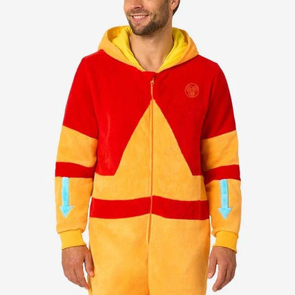 Avatar Aang Onesie Unisex Oranje van OppoSuits koop je bij Partywinkel