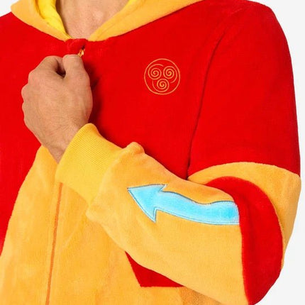 Avatar Aang Onesie Unisex Oranje van OppoSuits koop je bij Partywinkel