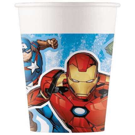 Avengers Bekers 200ml 8st van Procos koop je bij Partywinkel