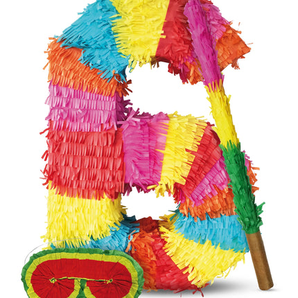 Set piñata con il numero 6, 3 pezzi, 45 cm
