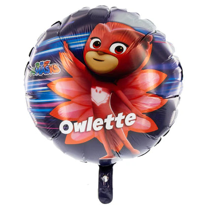 Pj Masks - Palloncino all'elio Owlette (vuoto) 45 cm