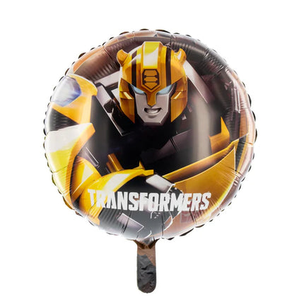 Palloncino a elio Transformers nero e giallo, vuoto, 45 cm
