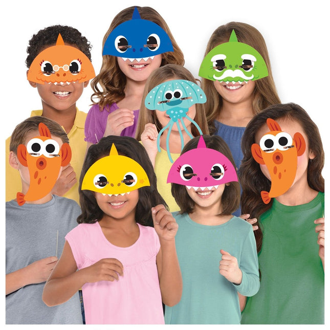 Baby Shark Masker 8 delig van Riethmueller koop je bij Partywinkel