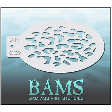 Bad Ass Schmink Sjabloon 1002 van Bad Ass Stencils koop je bij Partywinkel