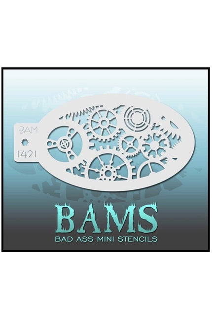 Bad Ass Schmink Sjabloon 1421 van Bad Ass Stencils koop je bij Partywinkel