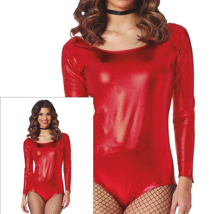 Balletpakje Rood Dames Metallic van Fiestas Guirca koop je bij Partywinkel