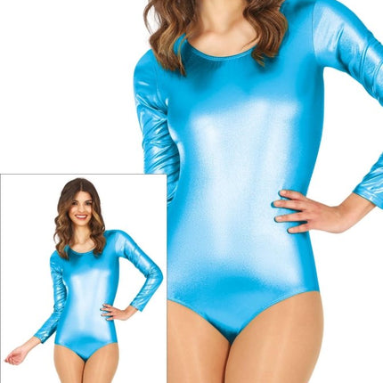 Balletpakje Turquoise Dames Metallic van Fiestas Guirca koop je bij Partywinkel