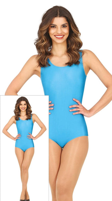 Balletpakje Turquoise Dames Mouwloos van Fiestas Guirca koop je bij Partywinkel