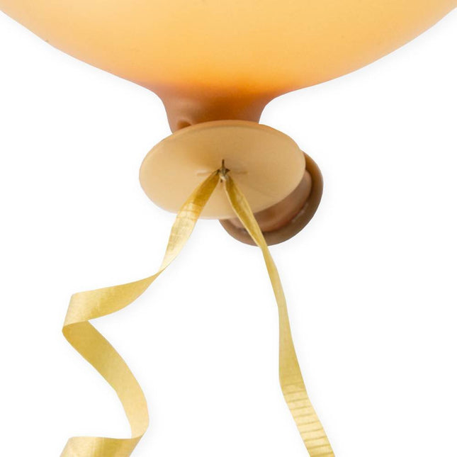 Ballon Snelsluiters Goud met Lint 100st van WeFiesta koop je bij Partywinkel