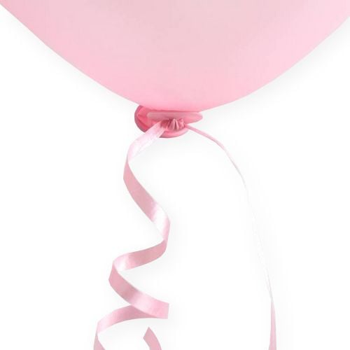 Ballon Snelsluiters Roze met Lint 100st van WeFiesta koop je bij Partywinkel