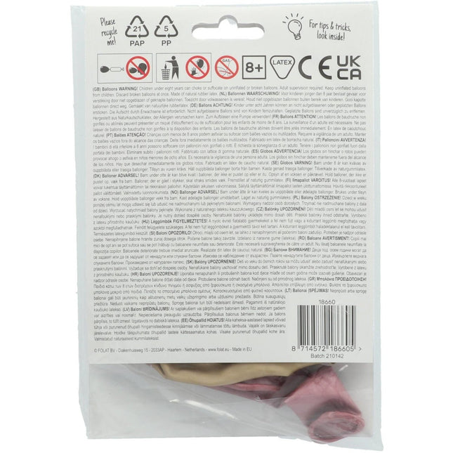 Ballonnen Best Mom Ever 33cm 4st van Folat koop je bij Partywinkel