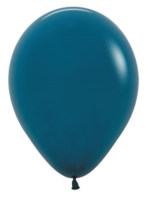 Ballonnen Deep Teal 30cm 12st van Sempertex koop je bij Partywinkel