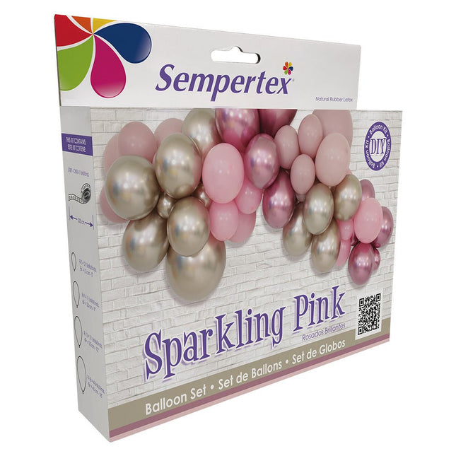 Ballonnen DIY Balloon Kit Sparkling Pink van Sempertex koop je bij Partywinkel