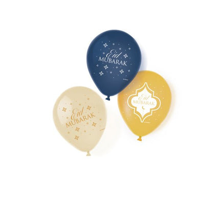 Ballonnen Eid Ramadan 27,5cm 6st van Riethmueller koop je bij Partywinkel