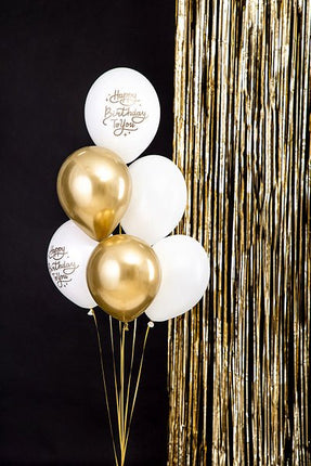 Ballonnen Happy Birthday To You Goud 30cm 6st van Partydeco koop je bij Partywinkel