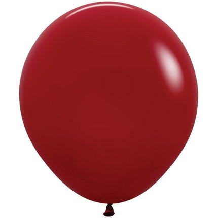 Ballonnen Imperial Red 45cm 25st van Sempertex koop je bij Partywinkel