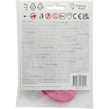 Ballonnen It'S My 1St Birthday Roze 33cm 6st van Folat koop je bij Partywinkel