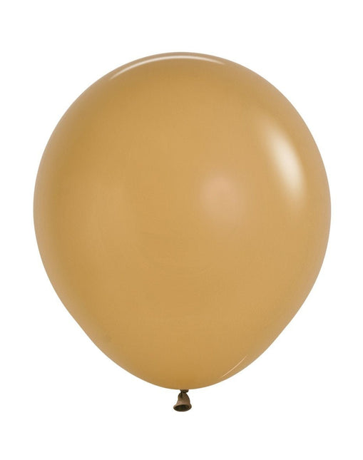 Ballonnen Latte 45cm 25st van Sempertex koop je bij Partywinkel