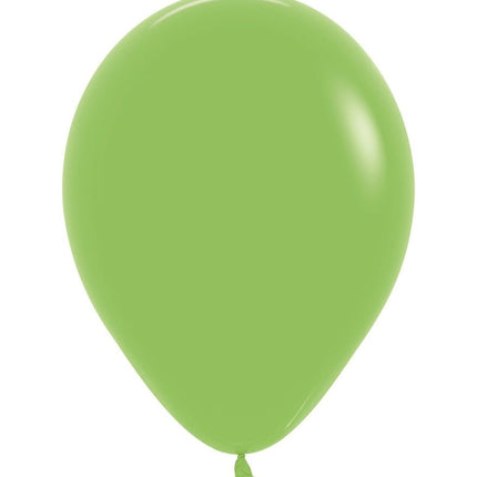 Ballonnen Lime Green 25cm 100st van Sempertex koop je bij Partywinkel