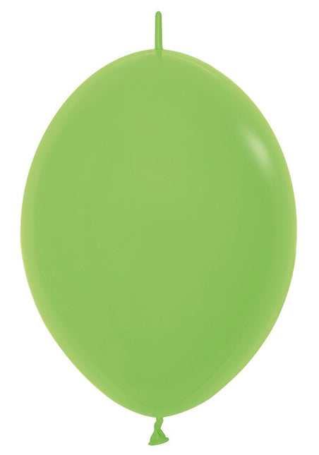Ballonnen Lime Green 30cm 50st van Sempertex koop je bij Partywinkel