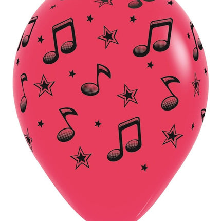 Ballonnen Music Notes 30cm 25st van Sempertex koop je bij Partywinkel
