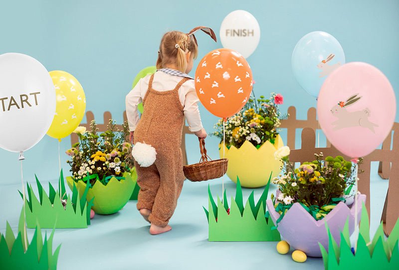 Ballonnen Paaseierentocht 30cm 7st van Partydeco koop je bij Partywinkel