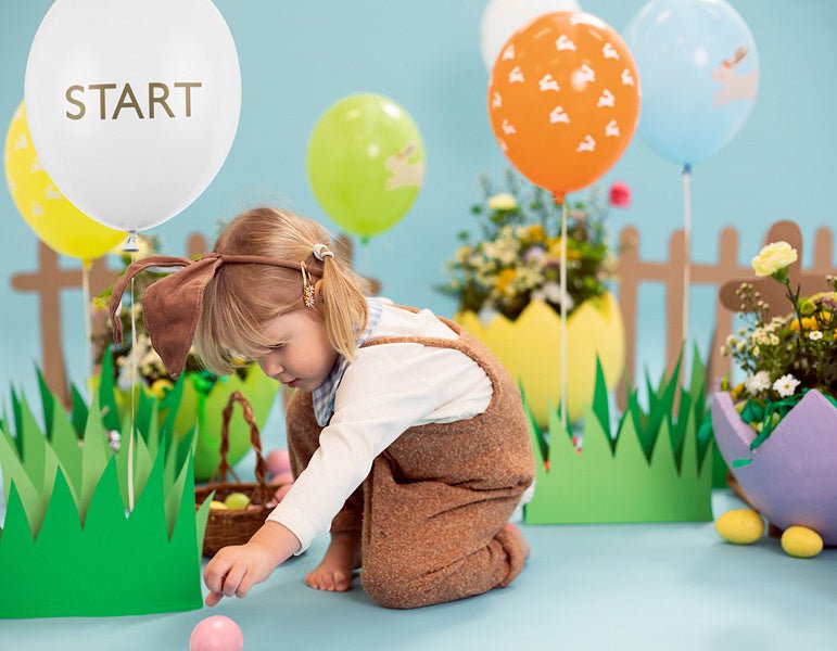 Ballonnen Paaseierentocht 30cm 7st van Partydeco koop je bij Partywinkel