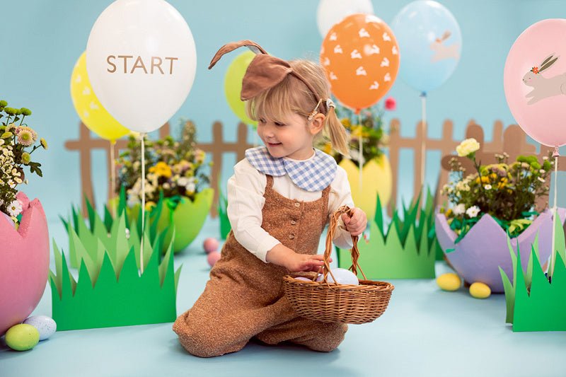 Ballonnen Paaseierentocht 30cm 7st van Partydeco koop je bij Partywinkel