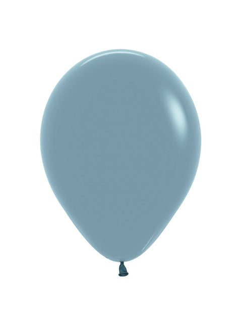 Ballonnen Pastel Dusk Blue 23cm 50st van Sempertex koop je bij Partywinkel