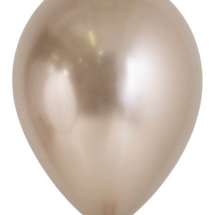 Ballonnen Reflex Champagne 30cm 12st van Sempertex koop je bij Partywinkel