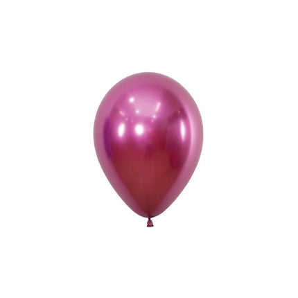 Ballonnen Reflex Fuchsia 12cm 50st van Sempertex koop je bij Partywinkel