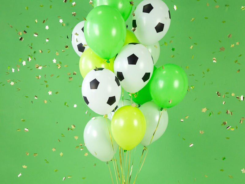 Ballonnen Voetbal 30cm 6st van Partydeco koop je bij Partywinkel