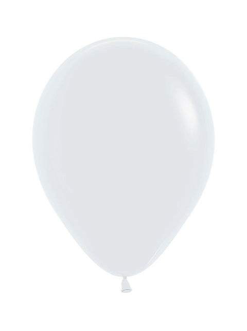 Ballonnen White 25cm 100st van Sempertex koop je bij Partywinkel
