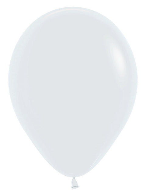 Ballonnen White 30cm 50st van Sempertex koop je bij Partywinkel
