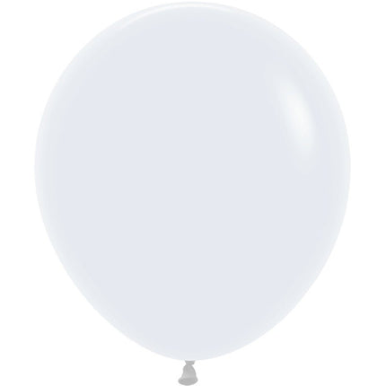 Ballonnen White 45cm 25st van Sempertex koop je bij Partywinkel