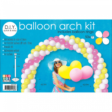Ballonnenboog Zelf Maken Set 3x2,5m van WeFiesta koop je bij Partywinkel