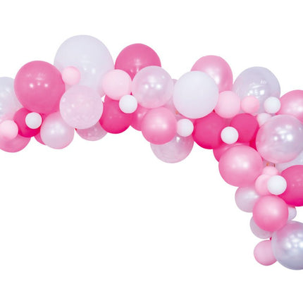 Ballonnenboog Zelf Maken Set Roze 4m van WeFiesta koop je bij Partywinkel