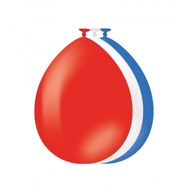 Palloncini 50 pz. - Rosso/bianco/blu