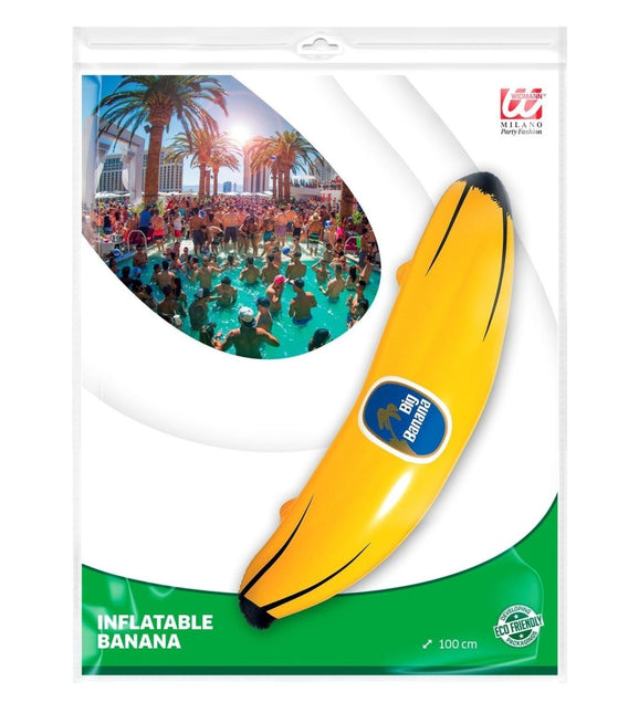 Banaan Opblaas 1m van Widmann koop je bij Partywinkel