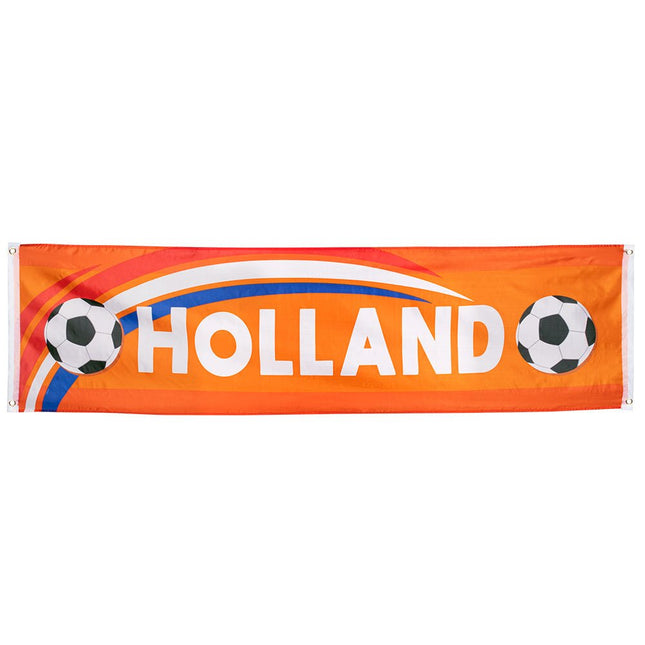 Banner Holland 1,8m van Boland koop je bij Partywinkel