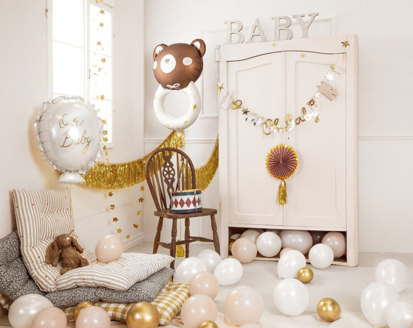Banner Oh Baby 2,5m van Partydeco koop je bij Partywinkel